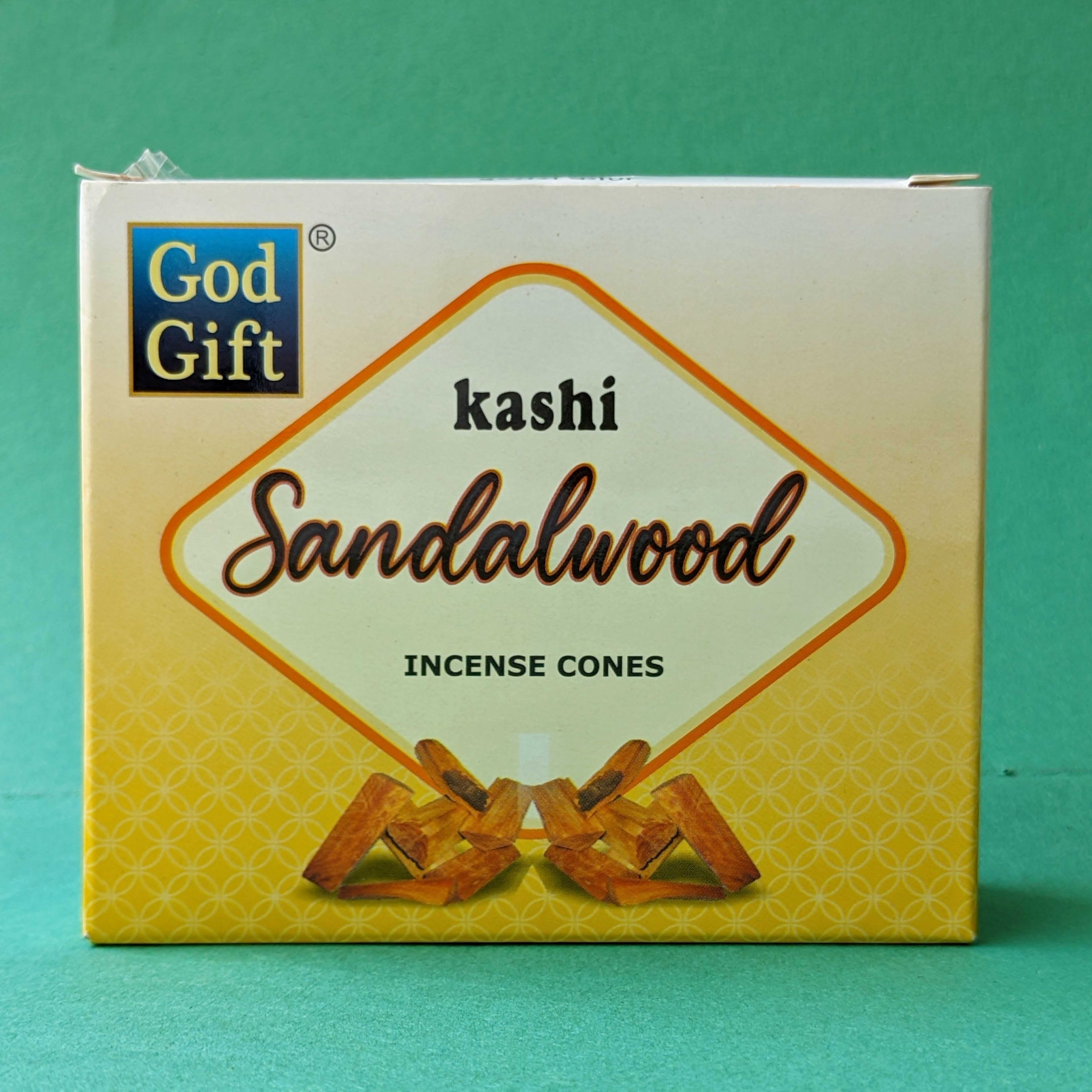 God Gift Sandalwood Cone Dhoop