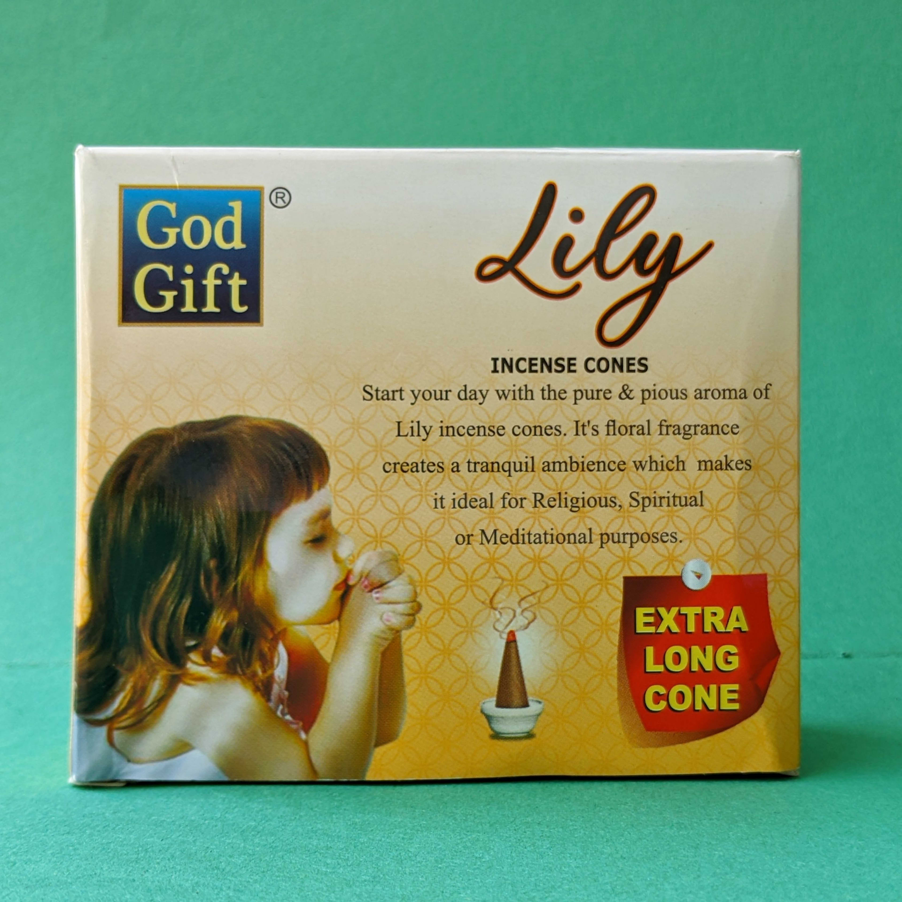 God Gift Lily Dhoop Cone
