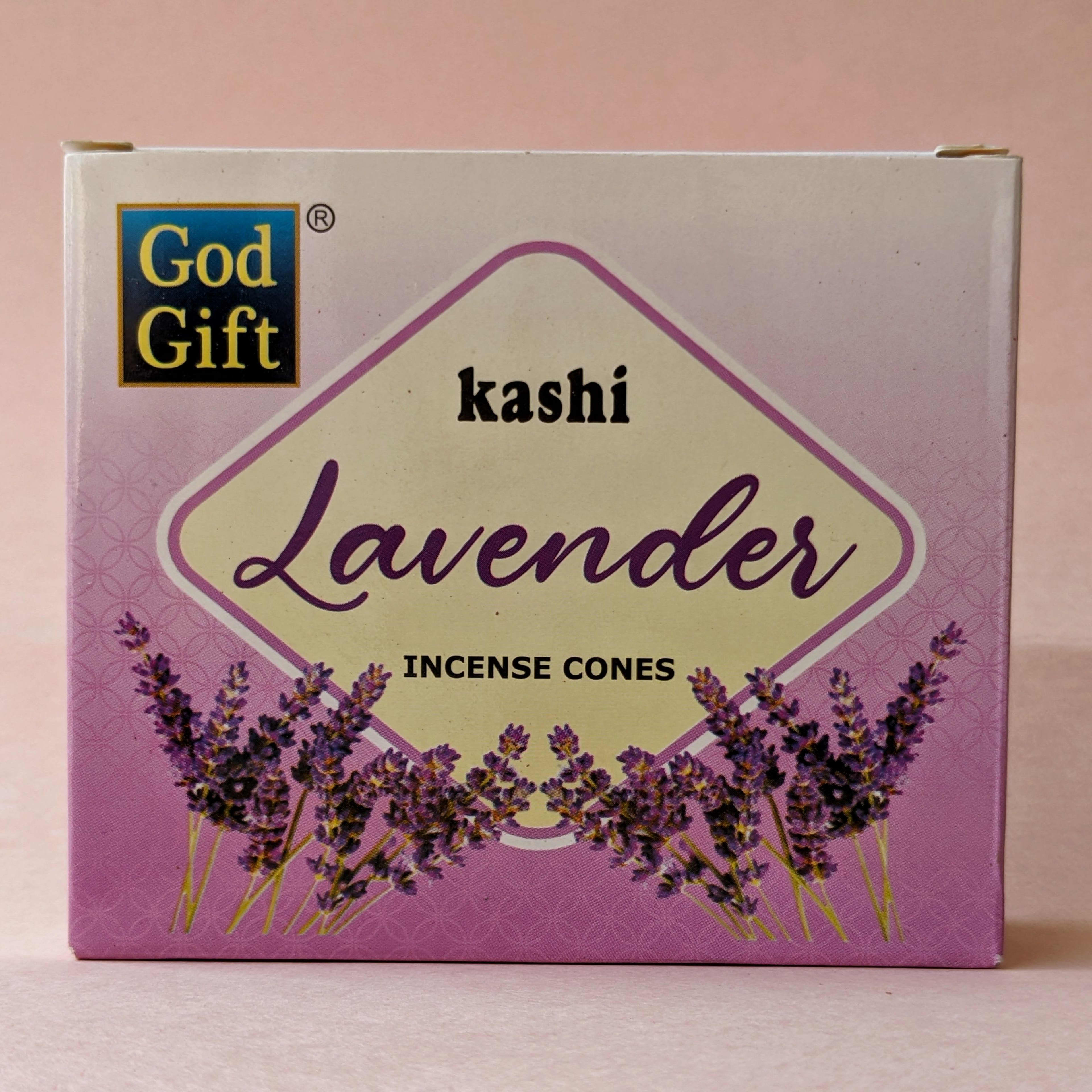 God Gift Lavender Dhoop Cone