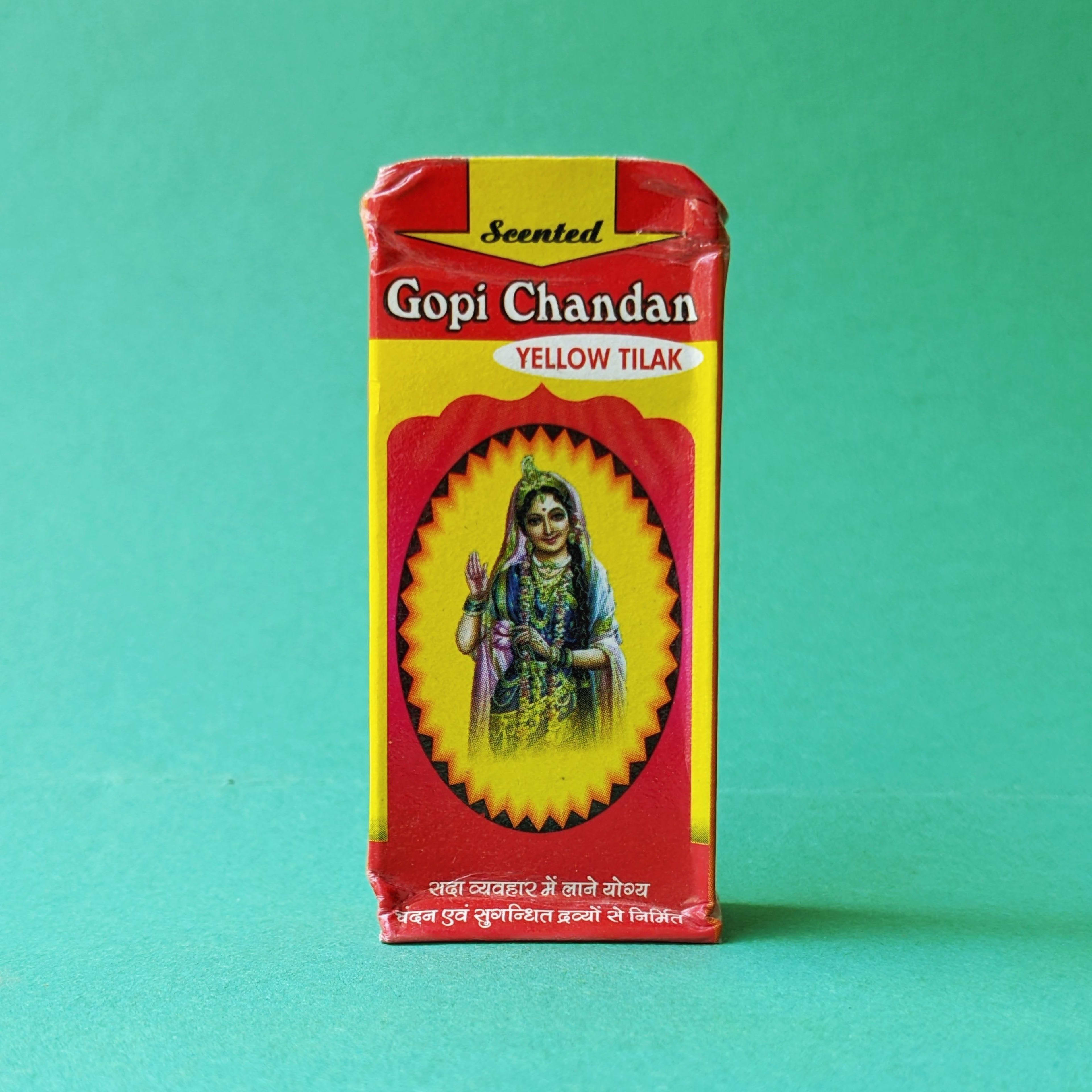 Gopi Chandan - Yellow Tilak - view 2