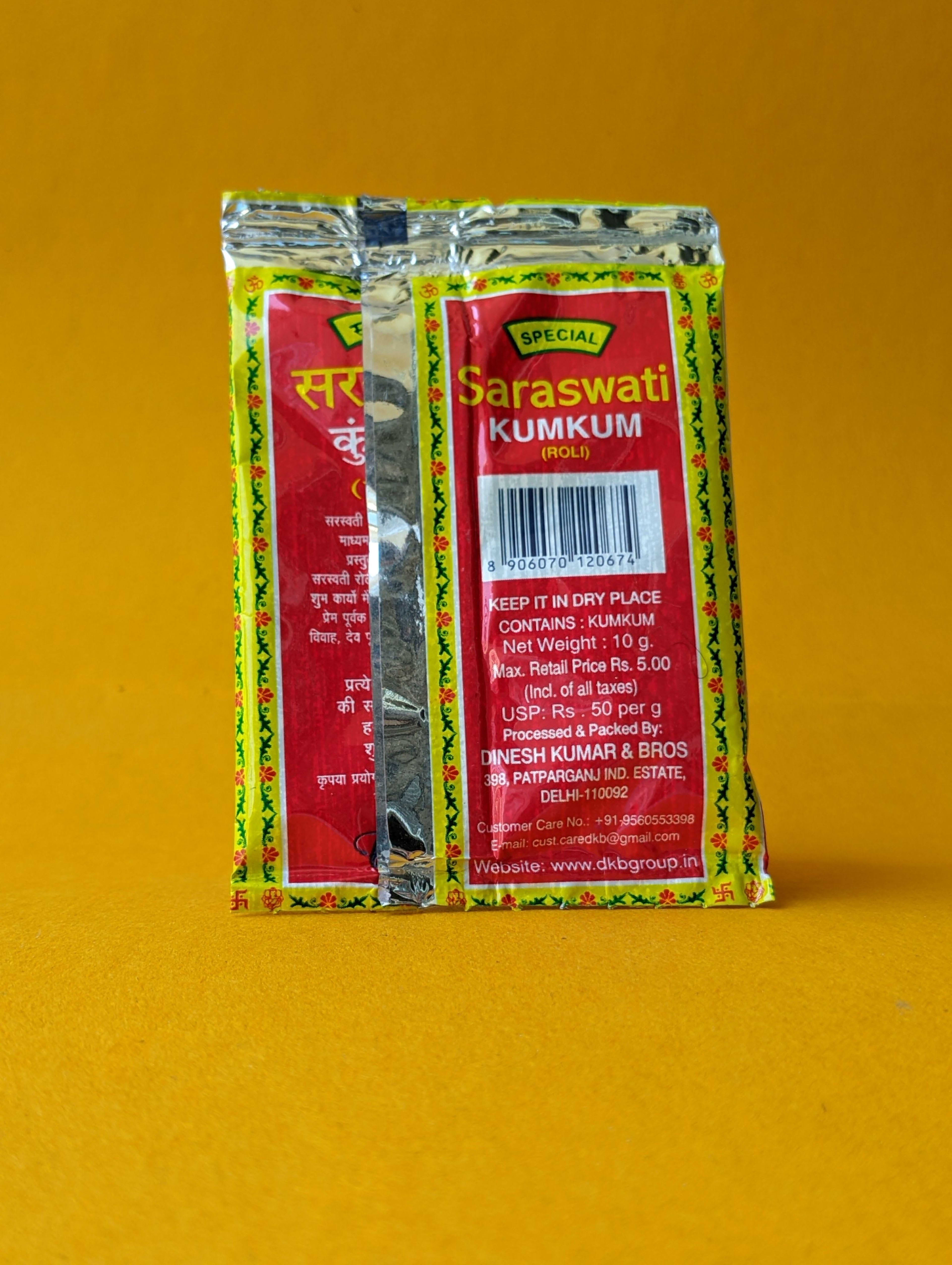 Saraswati Kumkum Roli - 10g - view 2