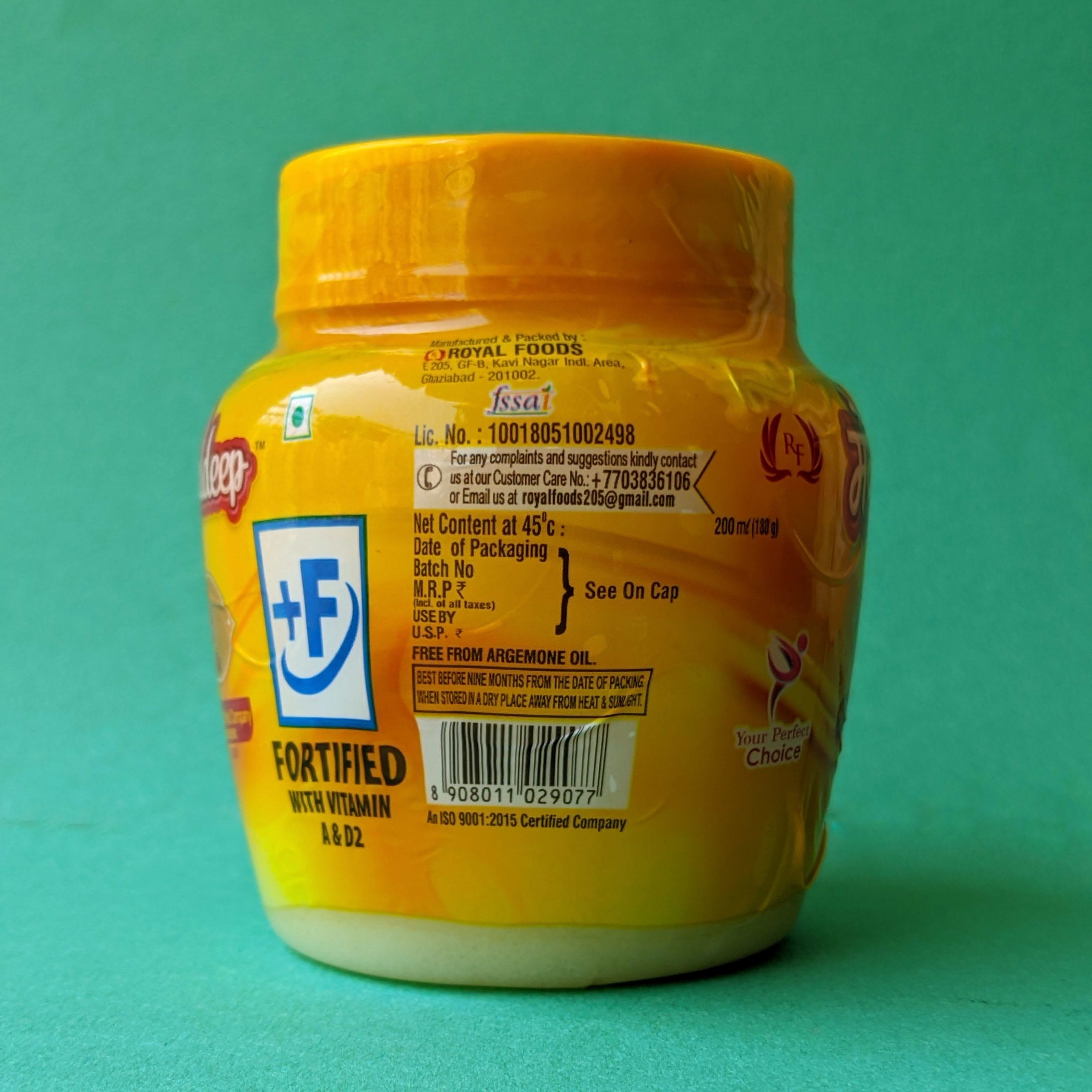 Mangaldeep Ghee (200ml) for Pooja - view 2
