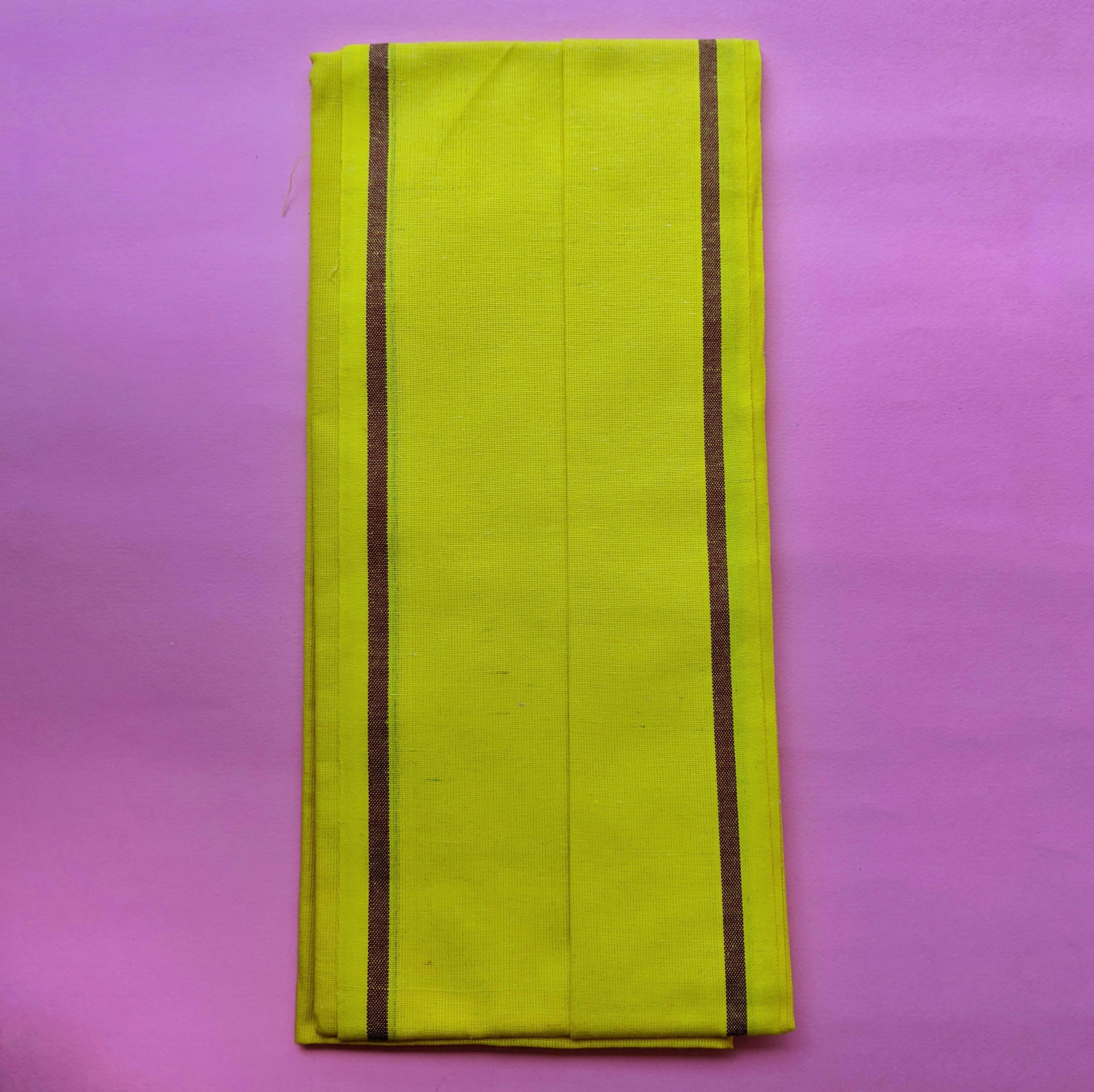 Yellow Gamchha (Patka) - view 2