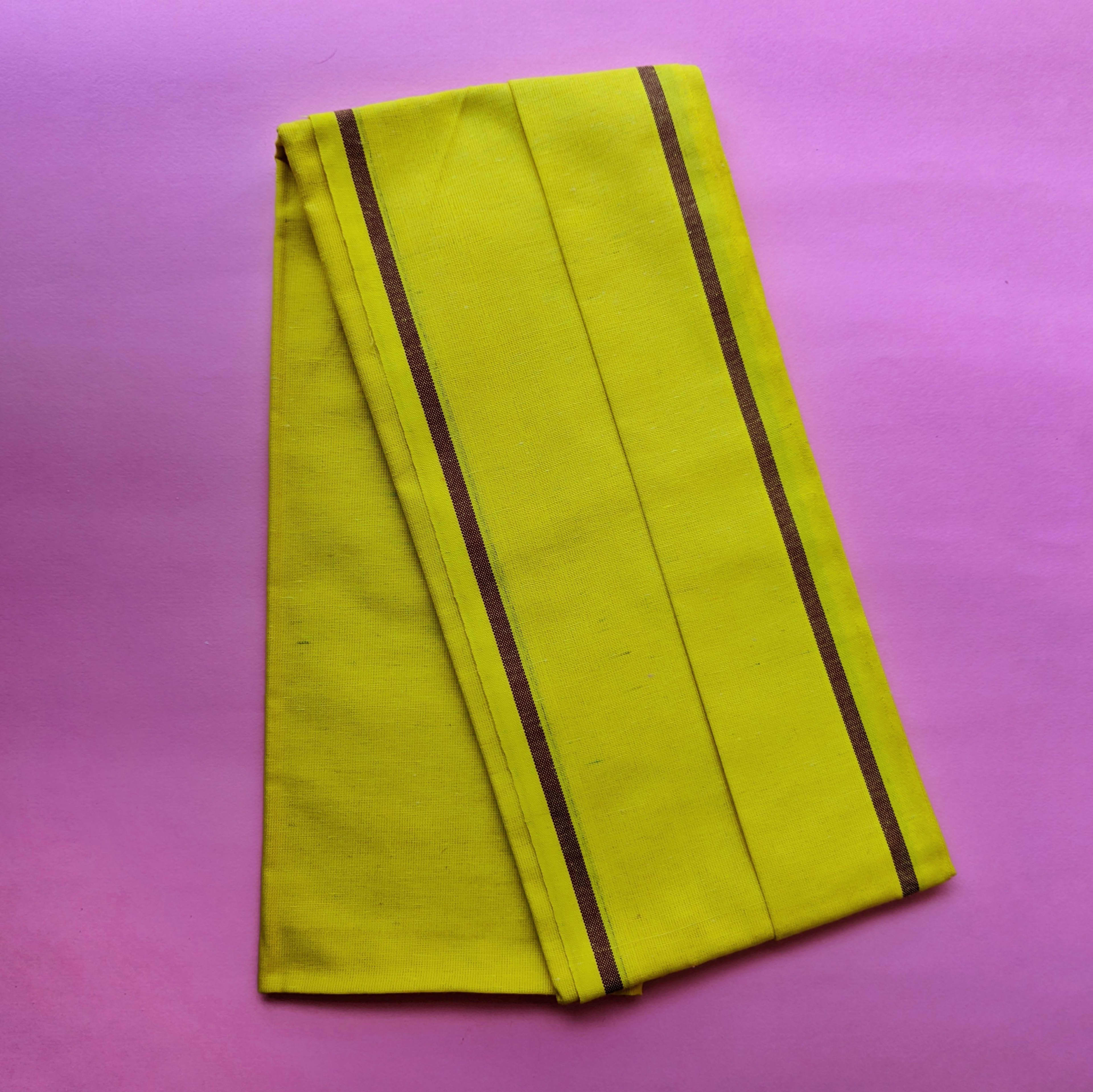 Yellow Gamchha (Patka)