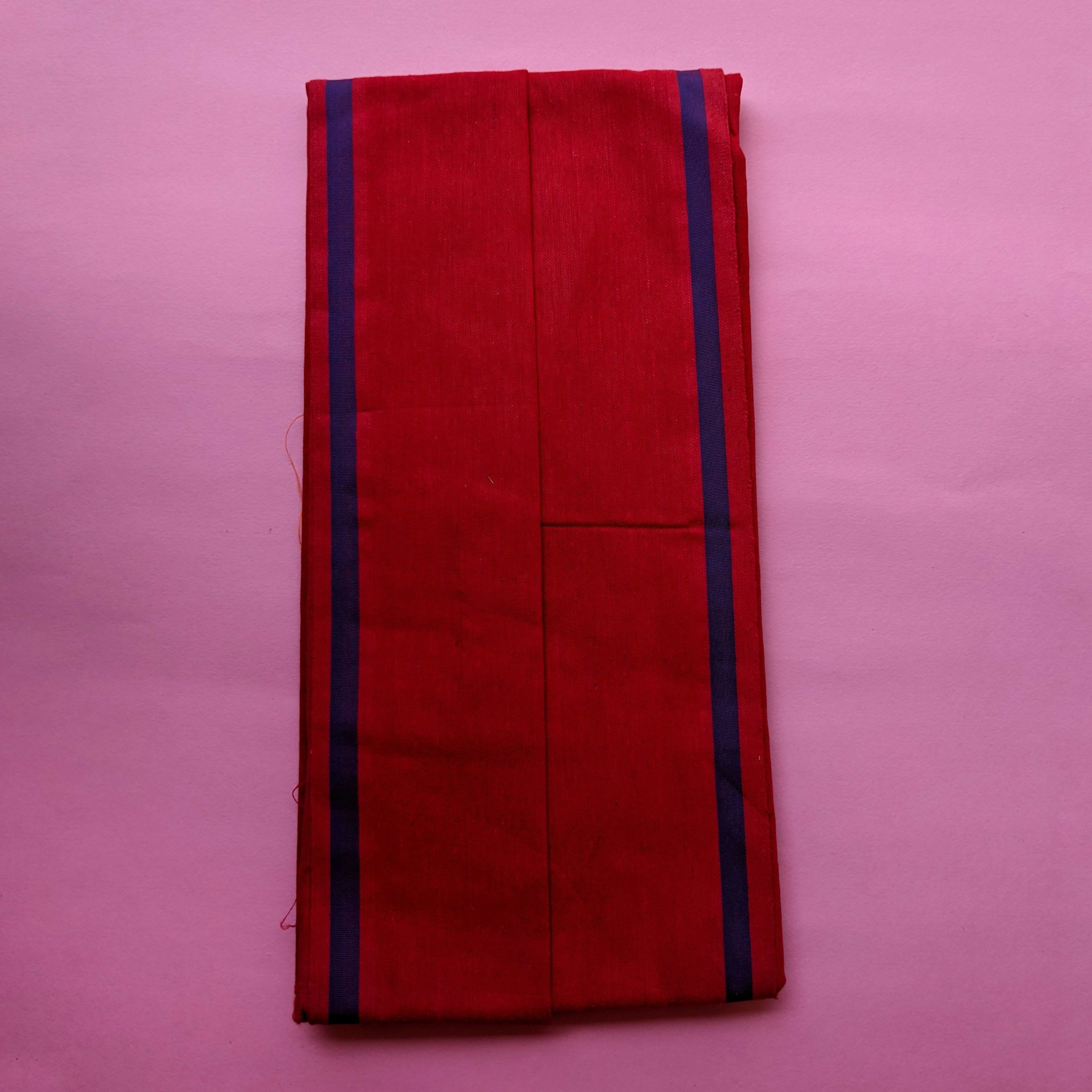 Red Gamchha (Patka) - view 2