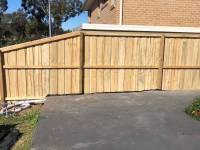 Pine Lap and Cap Fence Installed by JV Constructions