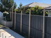 Timber Sleepers and Concrete Retaining Wall by JV Constructions