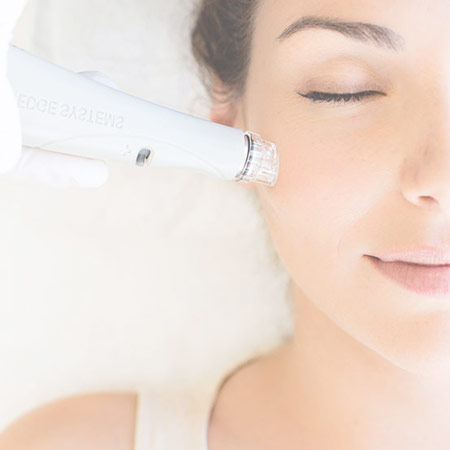 Hydrafacial Treatment on Client
