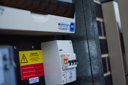 Safety Switch Installed in Switchboard by HQ Technician