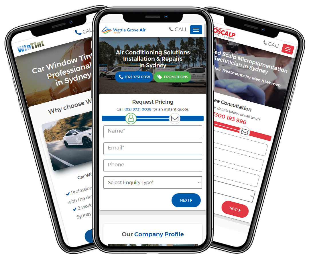Website examples built on Swiftleads Platform