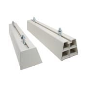 Base for bakkemontering 450,hvit