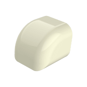 Endeavslutning Tecnosystemi 72 mm. Elfenben