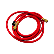 Trykkslange rød L:3m med rett kran 5/16'' x 1/4''