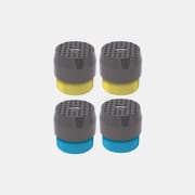 Anti-vibrasjons KIT gult 44x40mm, 50-80 kg/kit. Inkl. 4 pcs.