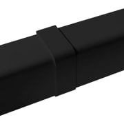 Skjøtestykke 80x60mm, sort