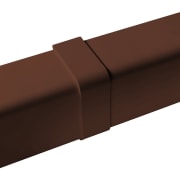 Skjøtestykke 80x60mm, brun