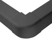 Hjørne utvendig 80x60mm, grå