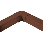 Flatbend 80x60mm, brun