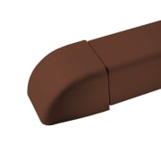 Endelokk 80x60mm, brun