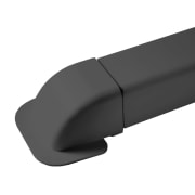 Veggterminal 80x60mm, grå