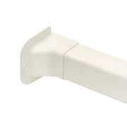 Veggflens 80x60mm, elfenben