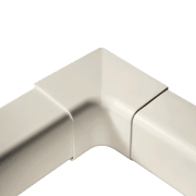 Hjørne innvendig 110x75mm, elfenben