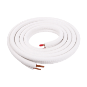 Kobberrør dob isolert 1/4-1/2, 20 meter.