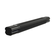 Fleksibel kanal Tecnosystemi 72 mm, 520 mm lengde. Sort