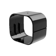 Skjøtestykke Tecnosystemi 72 mm. Sort