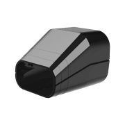 Avslutningsterminal Tecnosystemi 72 mm. Sort