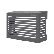 Overbygg for veggmontering 5° skrå, 1100x850x600mm RAL7016