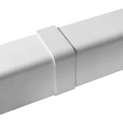 Skjøtestykke 80x60mm,hvit
