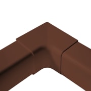 Hjørne innvendig 80x60mm, brun