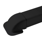 Veggterminal 80x60mm, sort