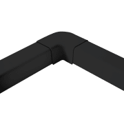 Flatbend 80x60mm, sort