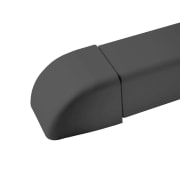 Endelokk 80x60mm, grå