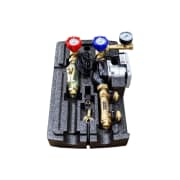 GPO M. 2-veis pumpe med treveis blandeventil DN 20.