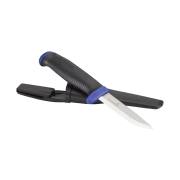 Håndverkerkniv. Bladet er laget av 2,5 mm rustfritt stål.
