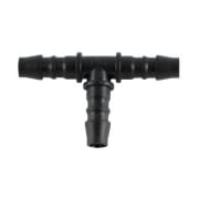 T-kobling for Ø6 mm klar PVC-slange. Pakke 5 stk