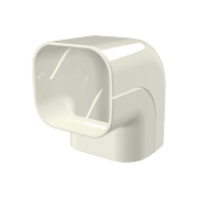 90 grader bend innvendig/utvendig Tecnosystem 72 mm. Elfenbe