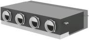 Multi zone duct unit PQ4 KIT - 10,0 kW 400V