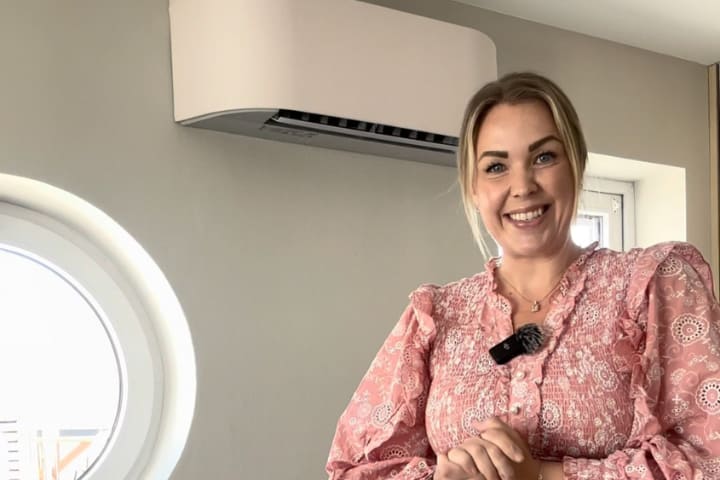 Therese Lien valgte Toshiba Signatur – for komfort, design og et bedre inneklima