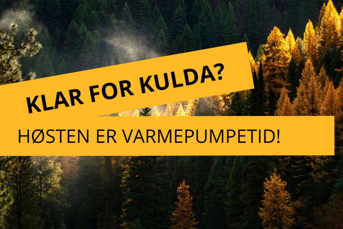Klar for kulda – høsten er varmepumpetid