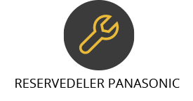 Knapp for reservedeler til Panasonic varmepumper.