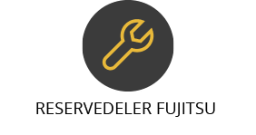 Knapp for reservedeler til Fujitsu varmepumper.