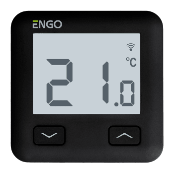 Engo E10 Wi-Fi Termostat, 230V, Sort
