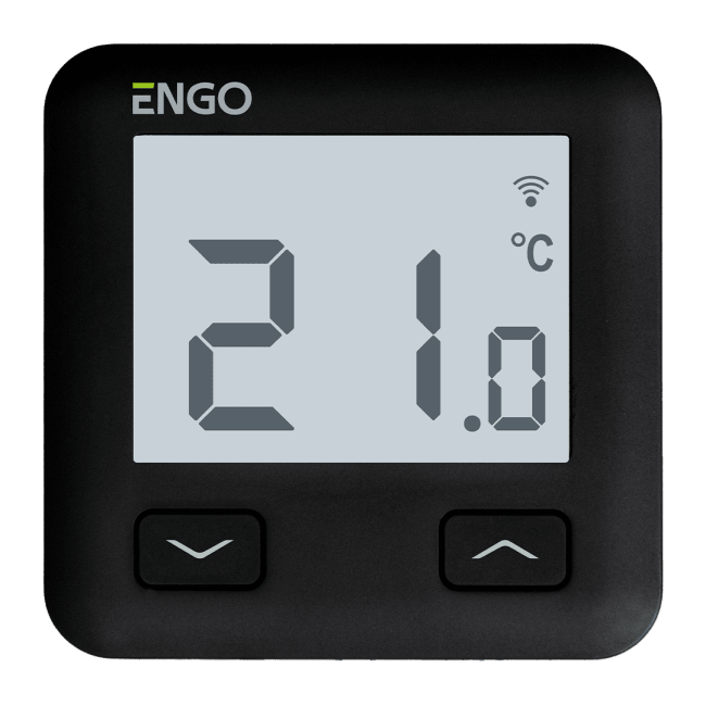 Engo E10 Wi-Fi Termostat, 230V, Sort