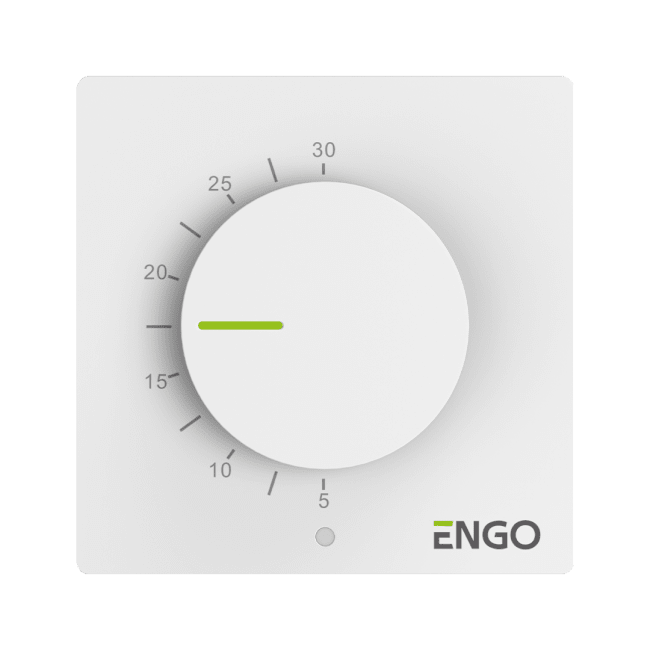 Engo Termostat 230V Hvit kablet