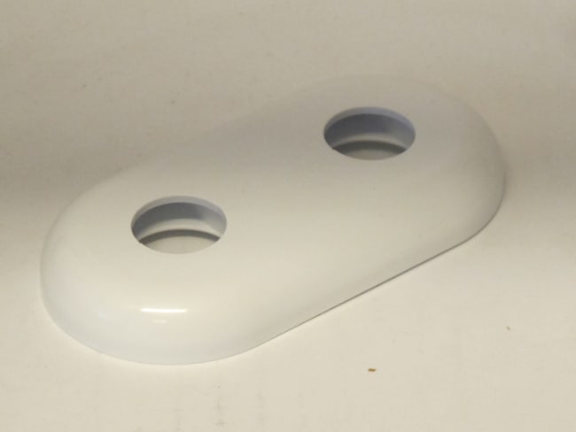 Dobledekkskiver - hvite