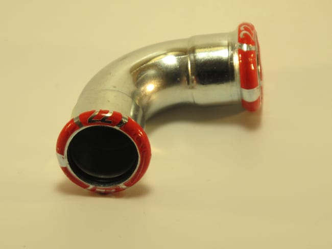 90 graders bend med 2 muffer